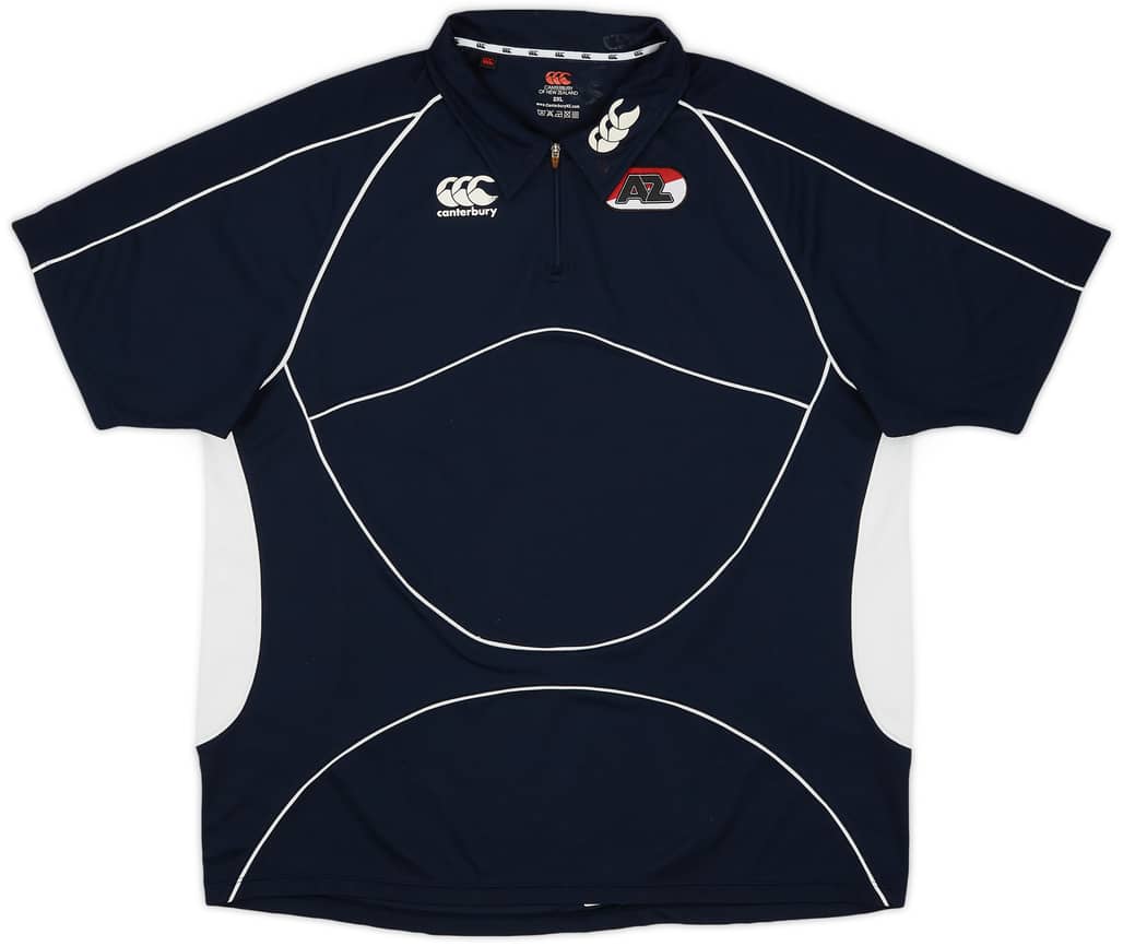 2008-09 AZ Alkmaar Canterbury 1/4 Zip Polo Shirt - 7/10 - (XXL)