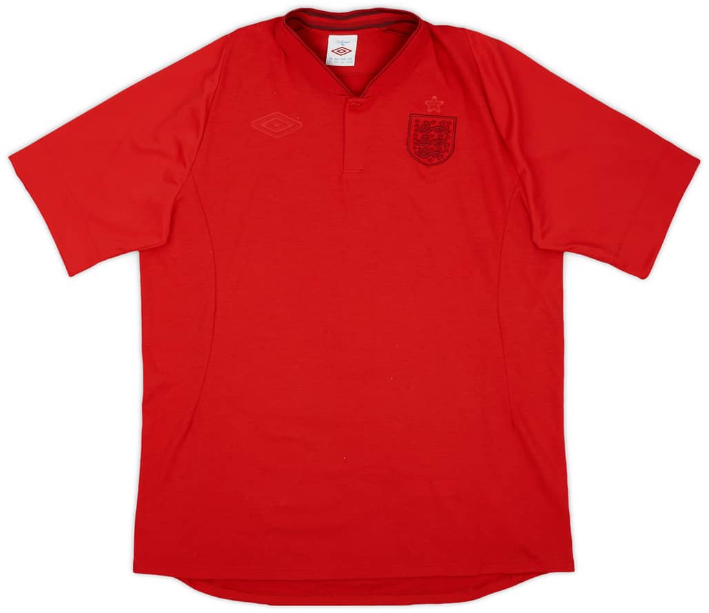 2010-11 England Special Edition Tonal Polo Shirt - 8/10 - (L)