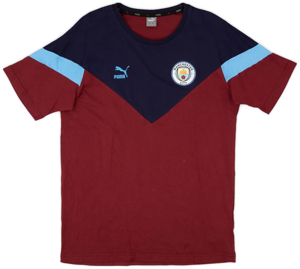 2019-20 Manchester City Puma Cotton Tee - 8/10 - (M)
