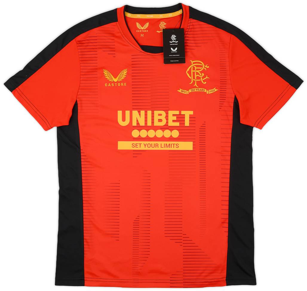 2021-22 Rangers Castore '150 Years Anniversary' Training Shirt (M)
