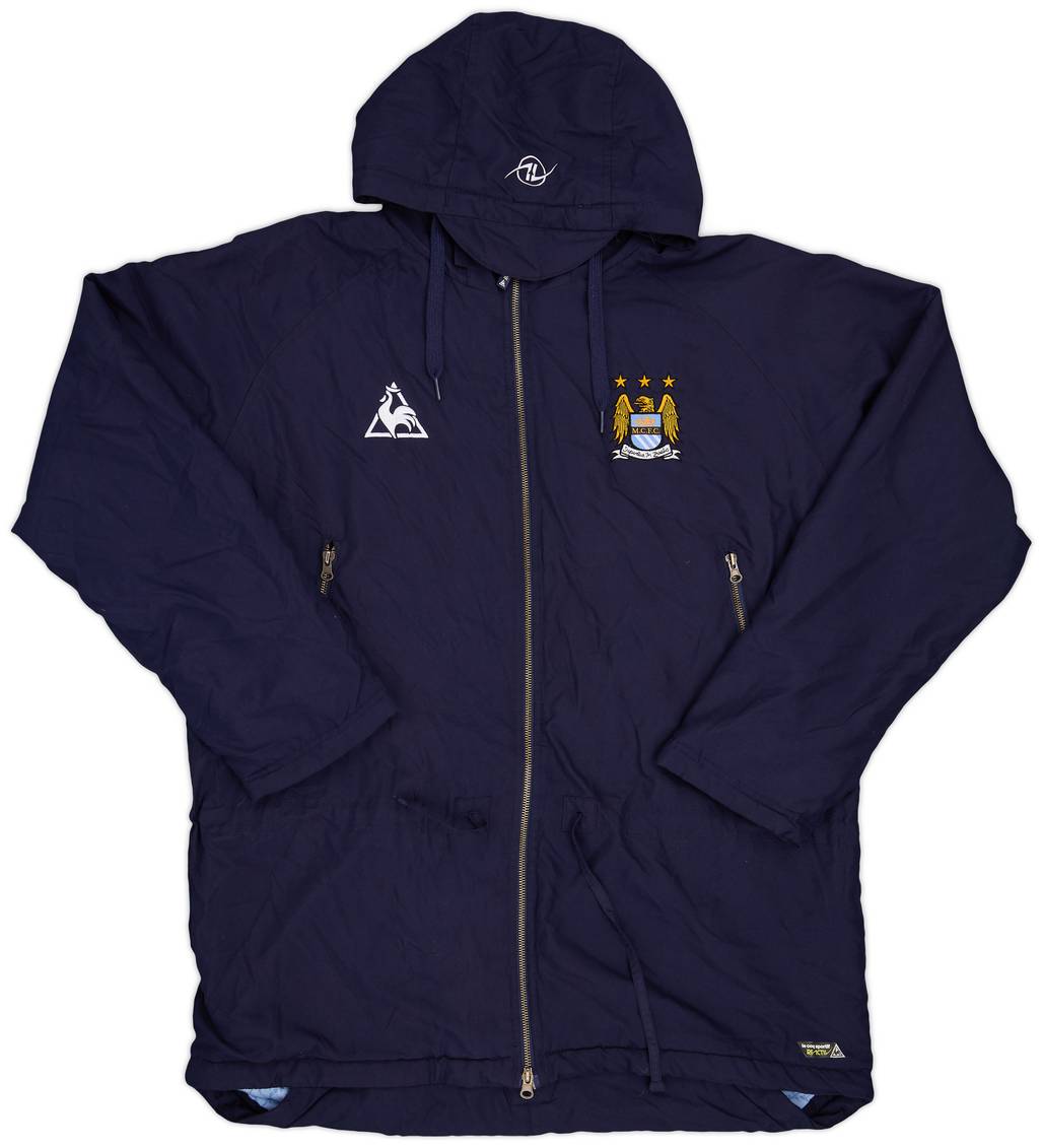2007-09 Manchester City Le Coq Sportif Padded Bench Coat - 9/10 - (L)