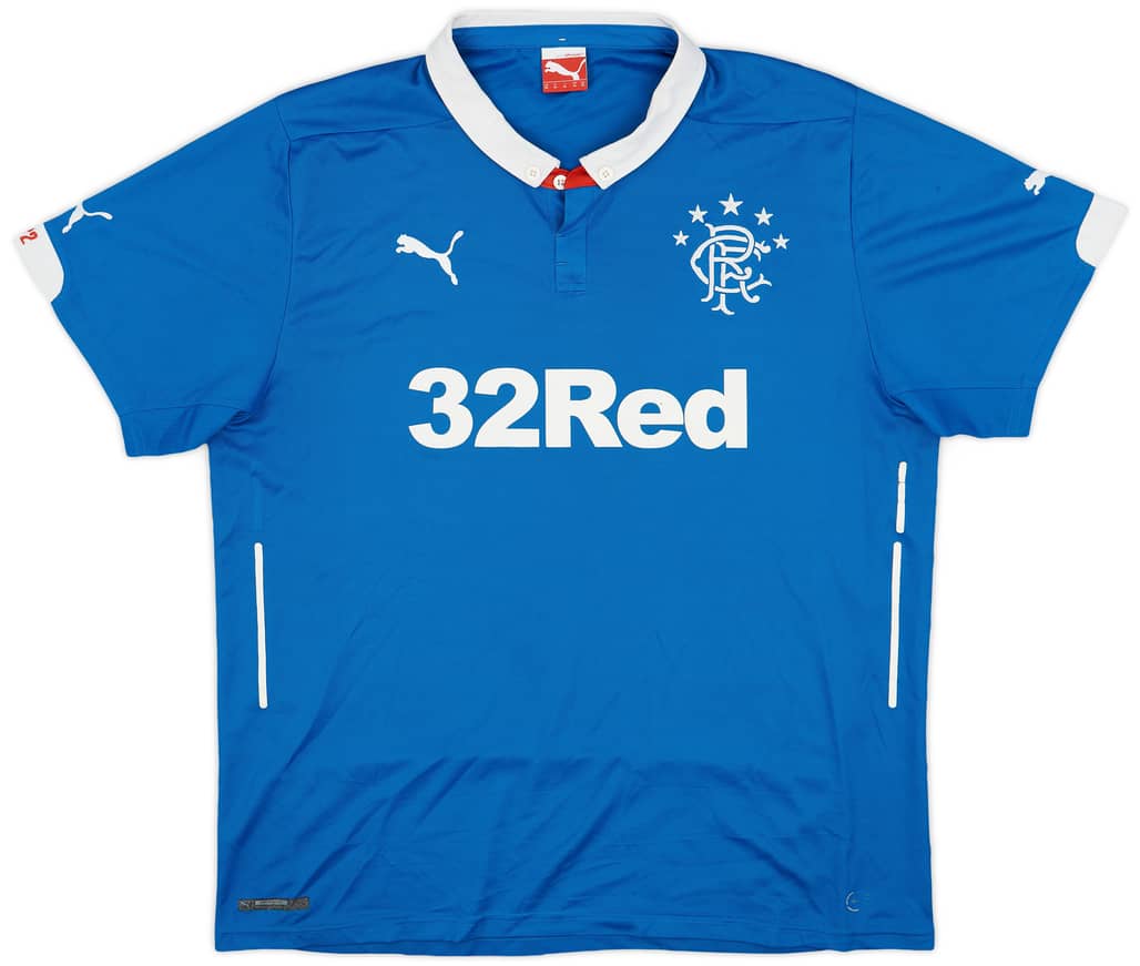 2014-15 Rangers Home Shirt - 8/10 - (XL)