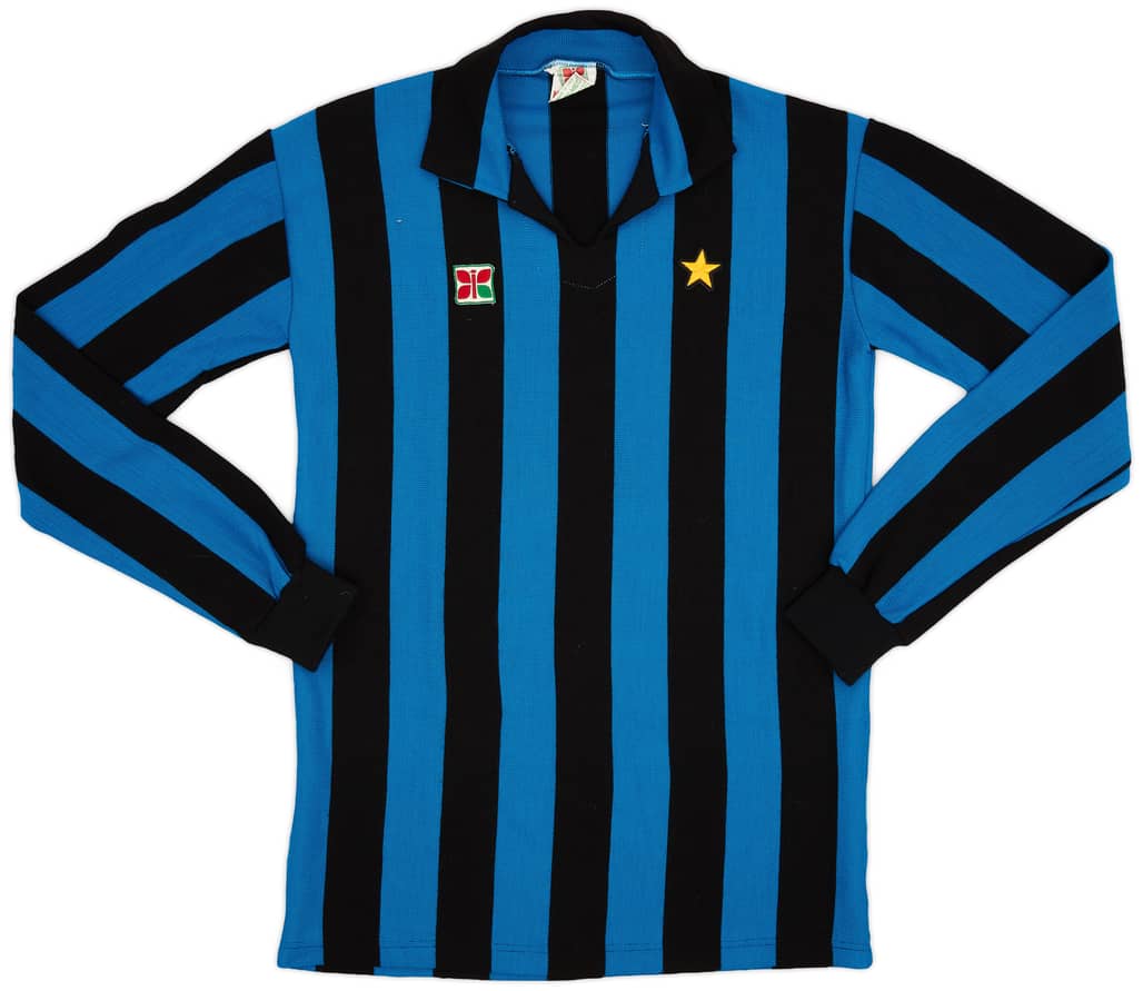 1983-86 Inter Milan Home L/S Shirt - 9/10 - (M)