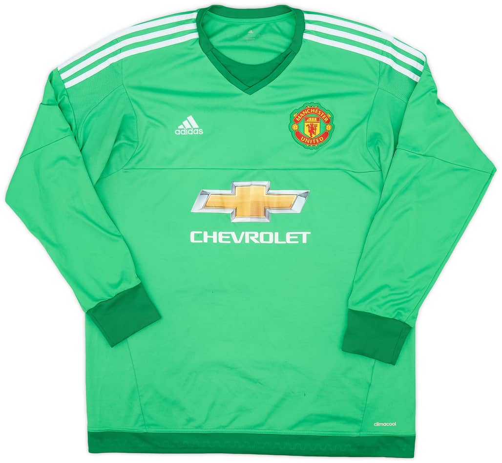 2015-16 Manchester United GK Shirt - 6/10 - (XL)