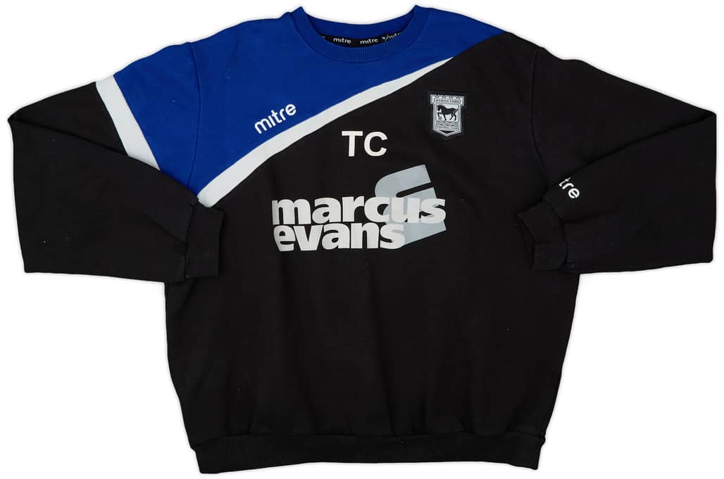 2008-09 Ipswich Mitre Staff Issue Sweat Top TC - 7/10 - (L)