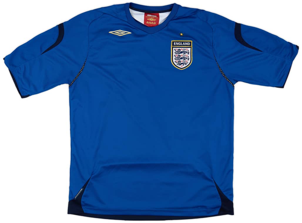 2006-08 England GK S/S Shirt - 8/10 - (XL)