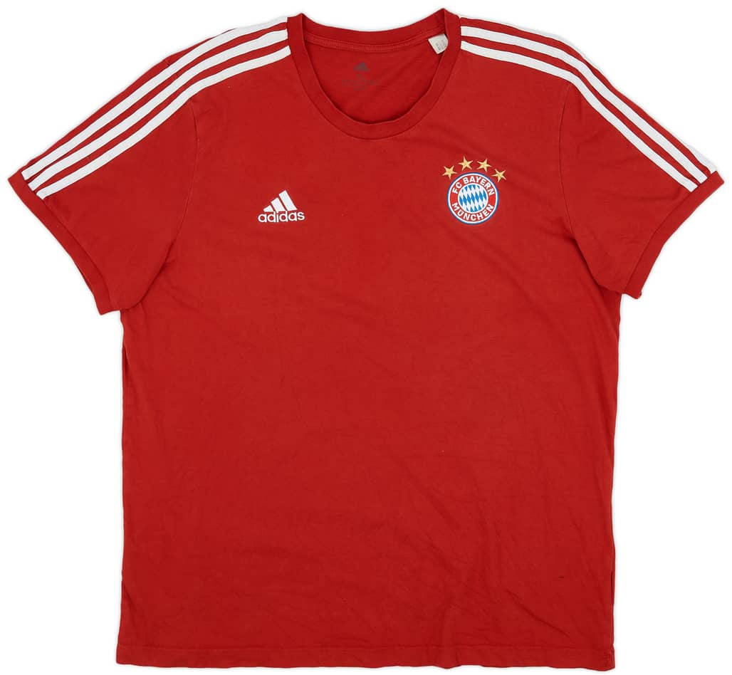2020-21 Bayern Munich adidas Cotton Tee - 9/10 - (XL)
