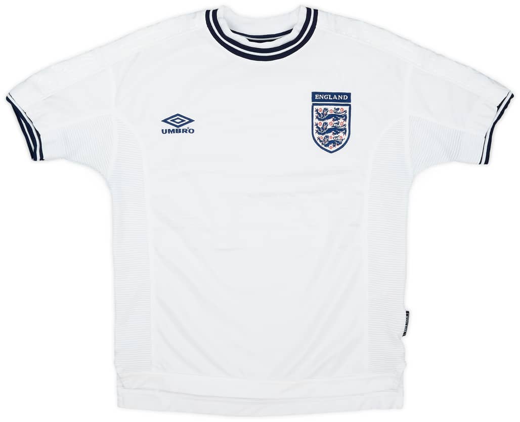 1999-01 England Home Shirt - 8/10 - (Y)