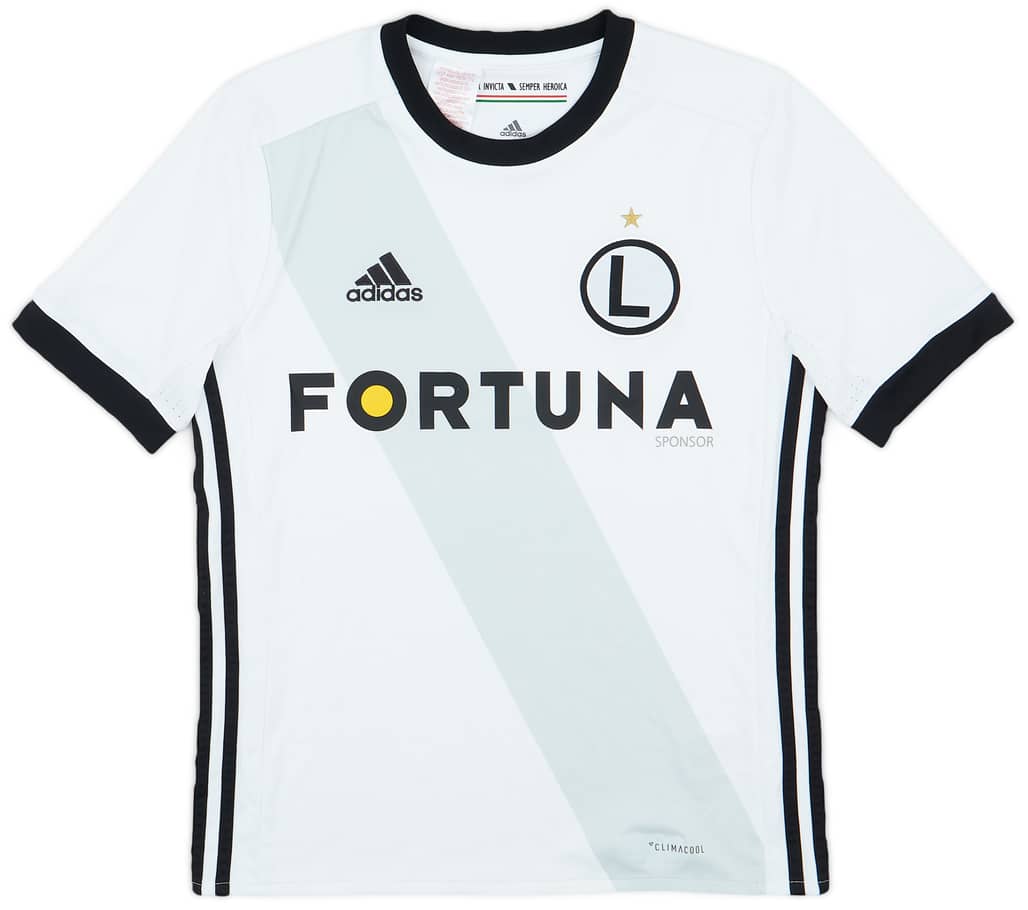 2017-18 Legia Warsaw Home Shirt - 9/10 - (L.Boys)
