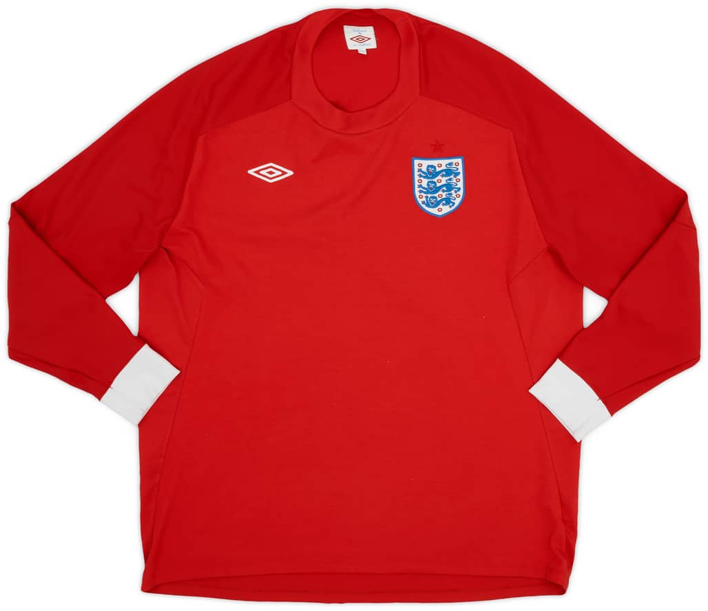 2010-11 England Away L/S Shirt - 7/10 - (XXL)