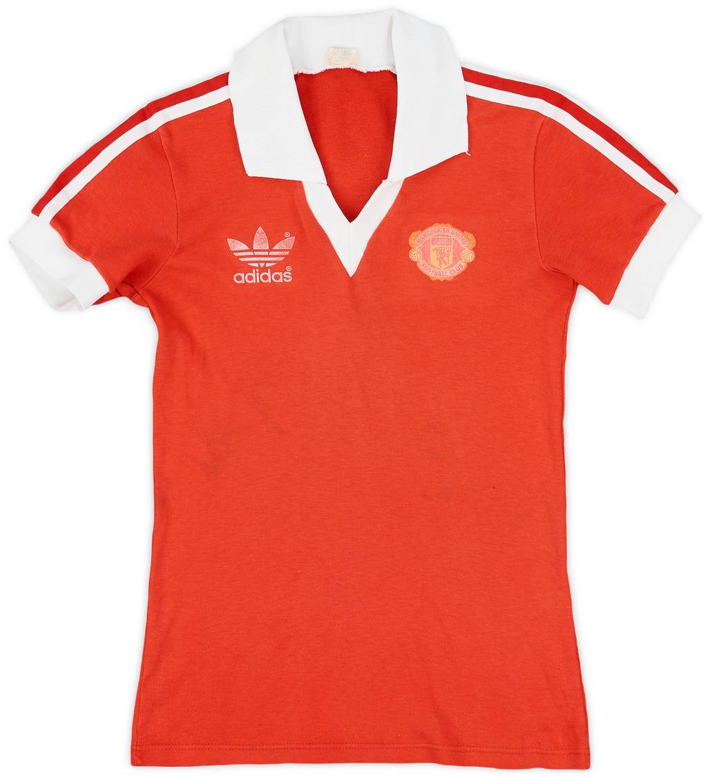 1980-82 Manchester United Home Shirt - 6/10 - (M.Boys)