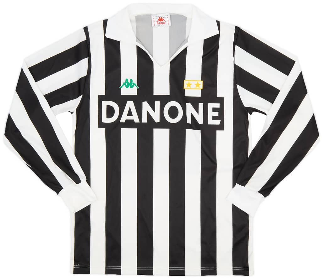 1992-94 Juventus Home L/S Shirt - 9/10 - (M)