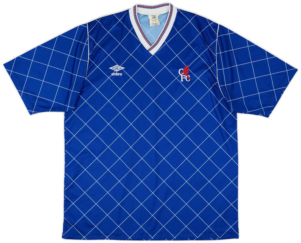 1987-89 Chelsea Home Shirt - 9/10 - (L)
