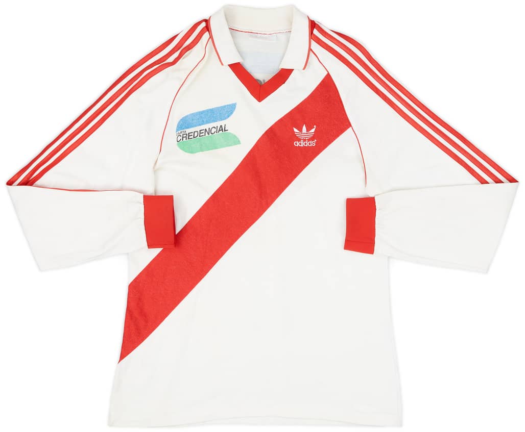 1991-92 River Plate Home L/S Shirt - 7/10 - (L)