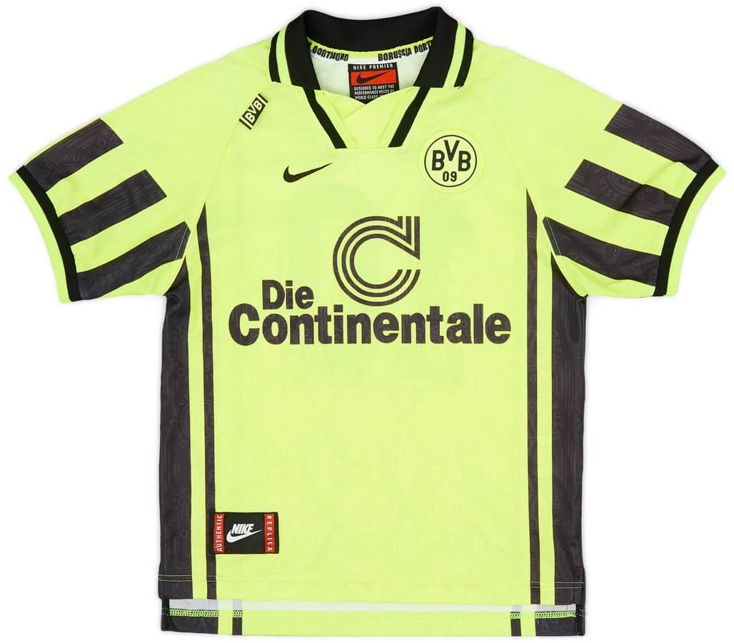 1996-97 Borussia Dortmund Home Shirt #10 - 8/10 - (M.Boys)