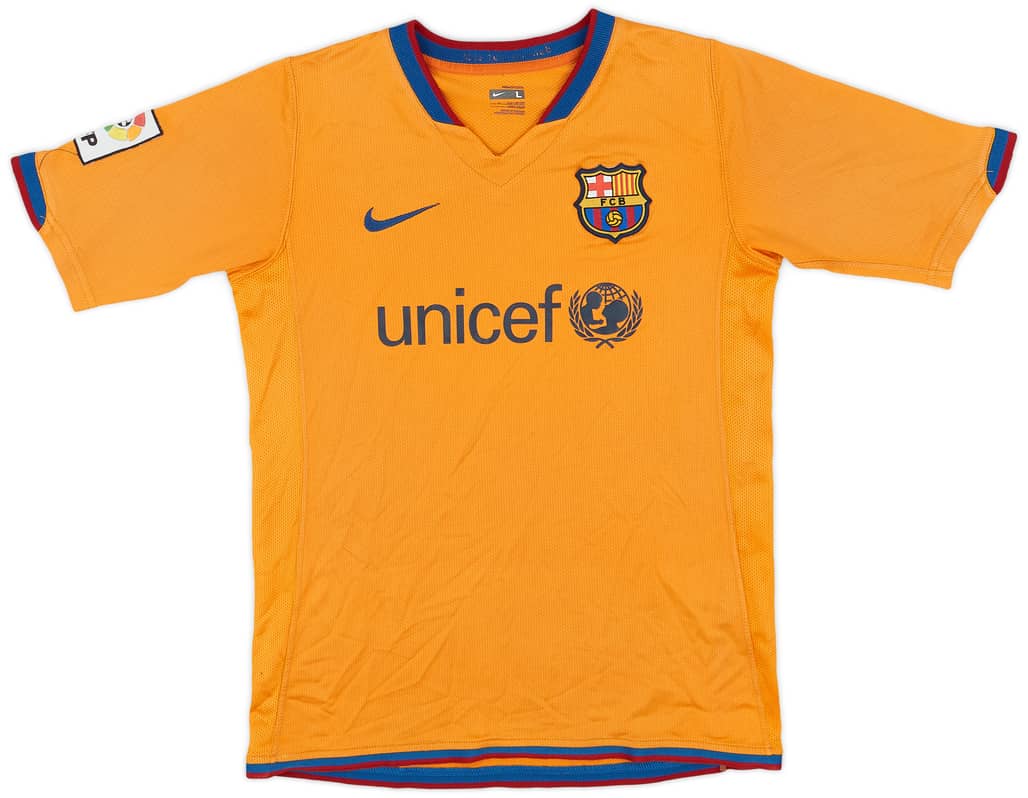 2006-08 Barcelona Away Shirt - 7/10 - (L.Boys)