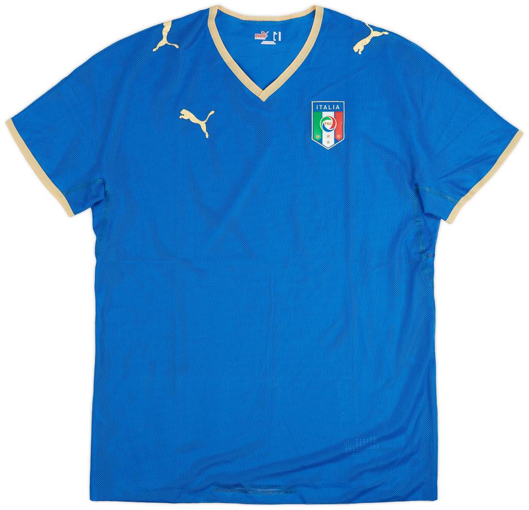 2007-08 Italy Player Issue Home Shirt - 8/10 - (XL)