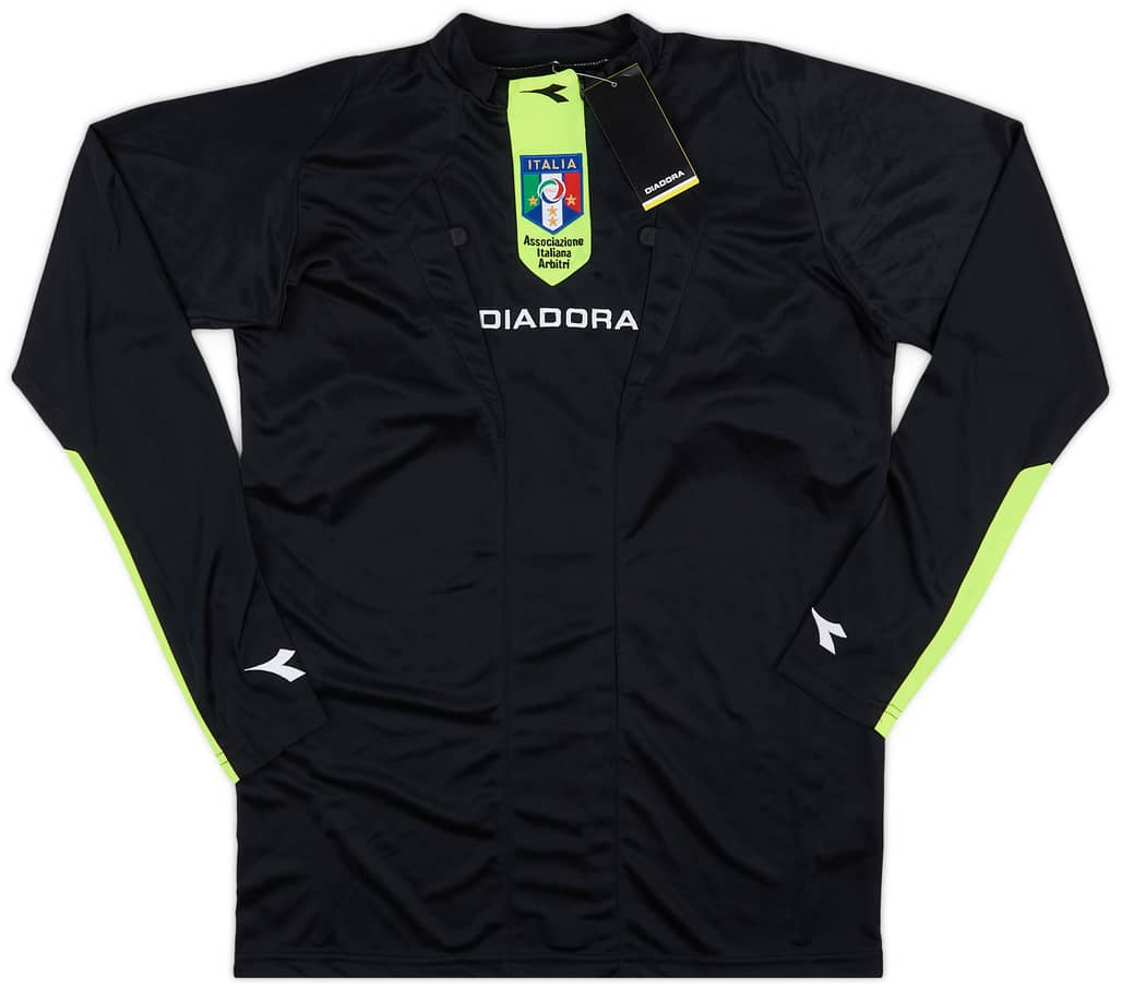 2009-10 Italy Diadora Referee L/S Shirt (S)