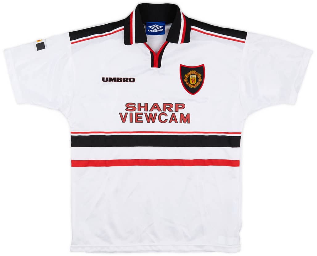 1997-99 Manchester United Away Shirt - 9/10 - (L.Boys)