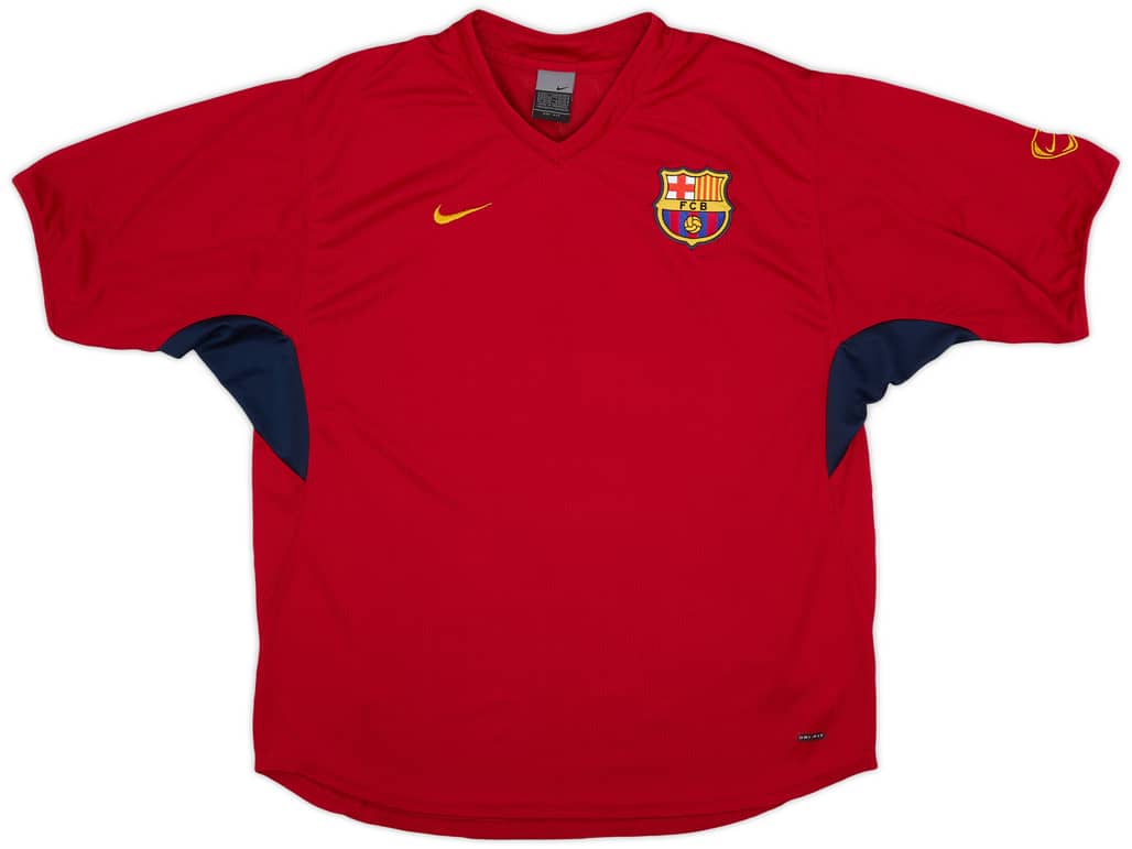2002-03 Barcelona Nike Training Shirt - 8/10 - (L)