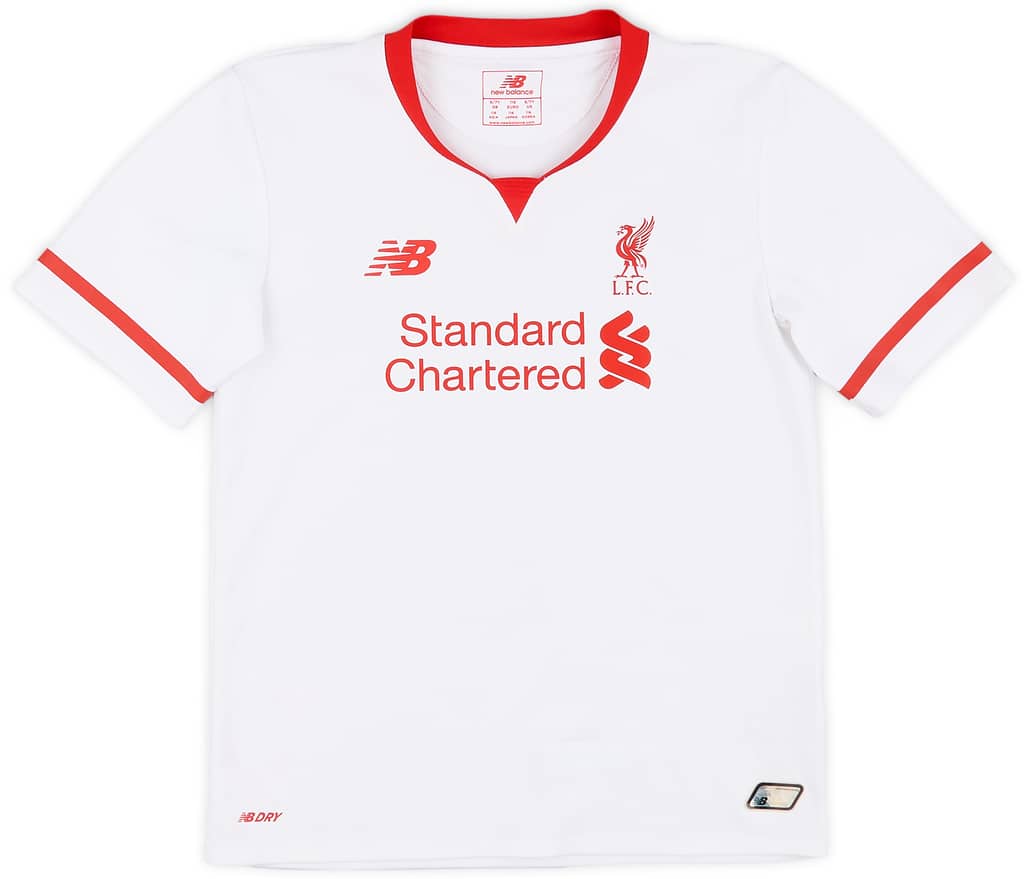 2015-16 Liverpool Away Shirt - 8/10 - (S.Boys)