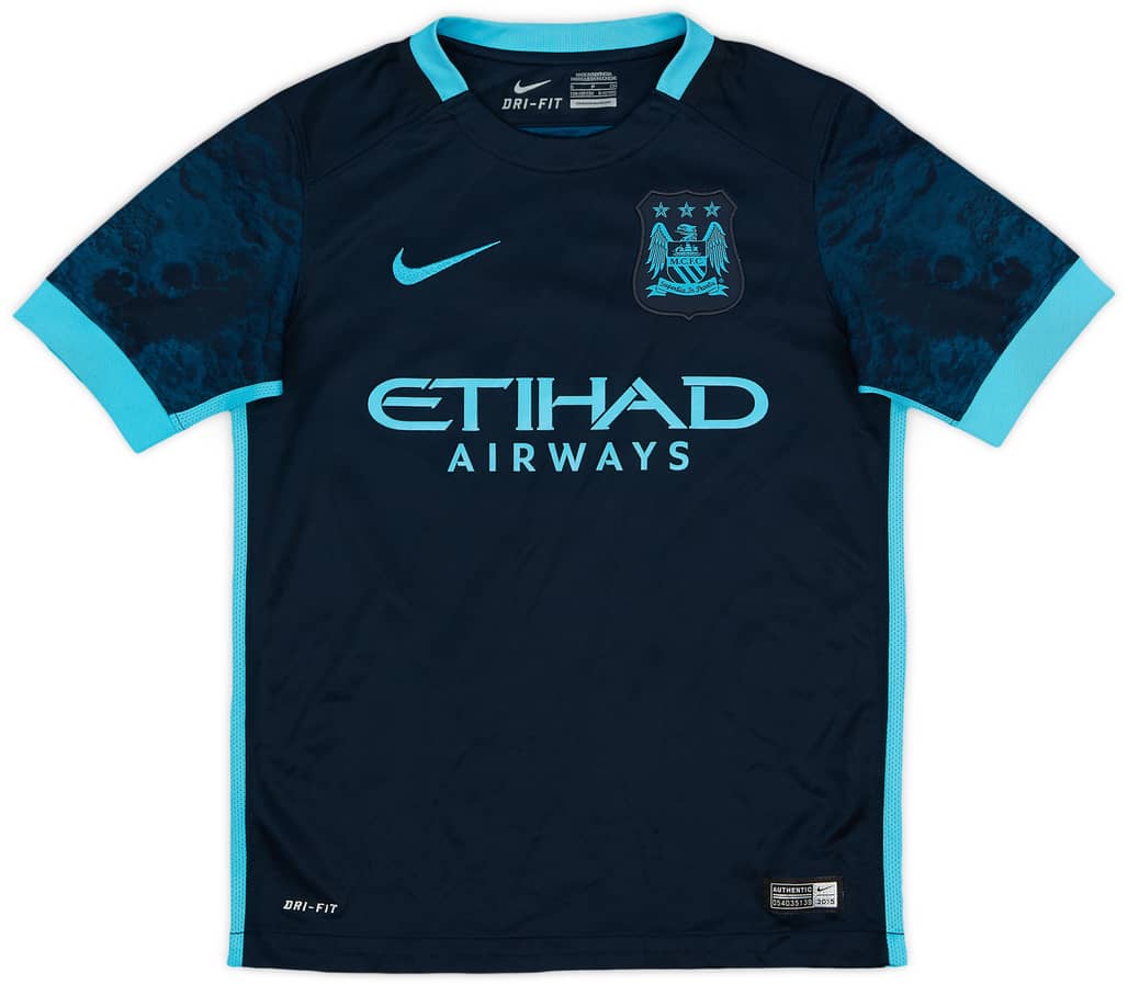 2015-16 Manchester City Away Shirt - 8/10 - (S.Boys)