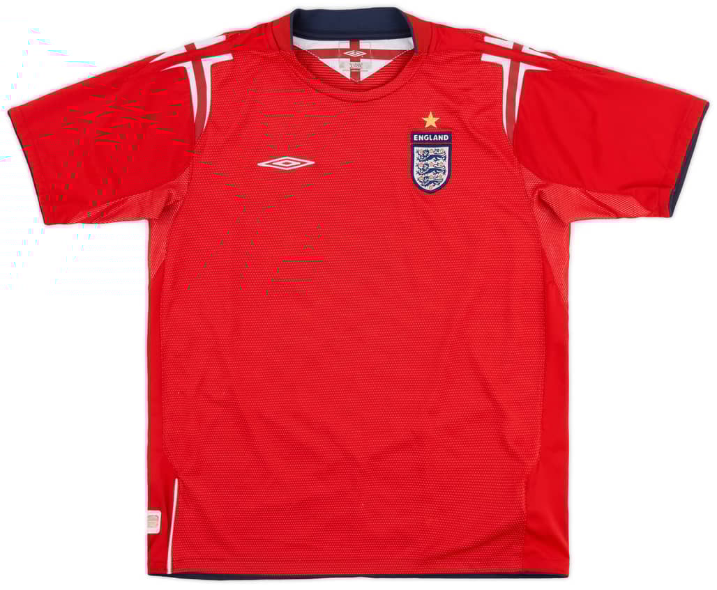 2004-06 England Away Shirt - 8/10 - (XL.Boys)