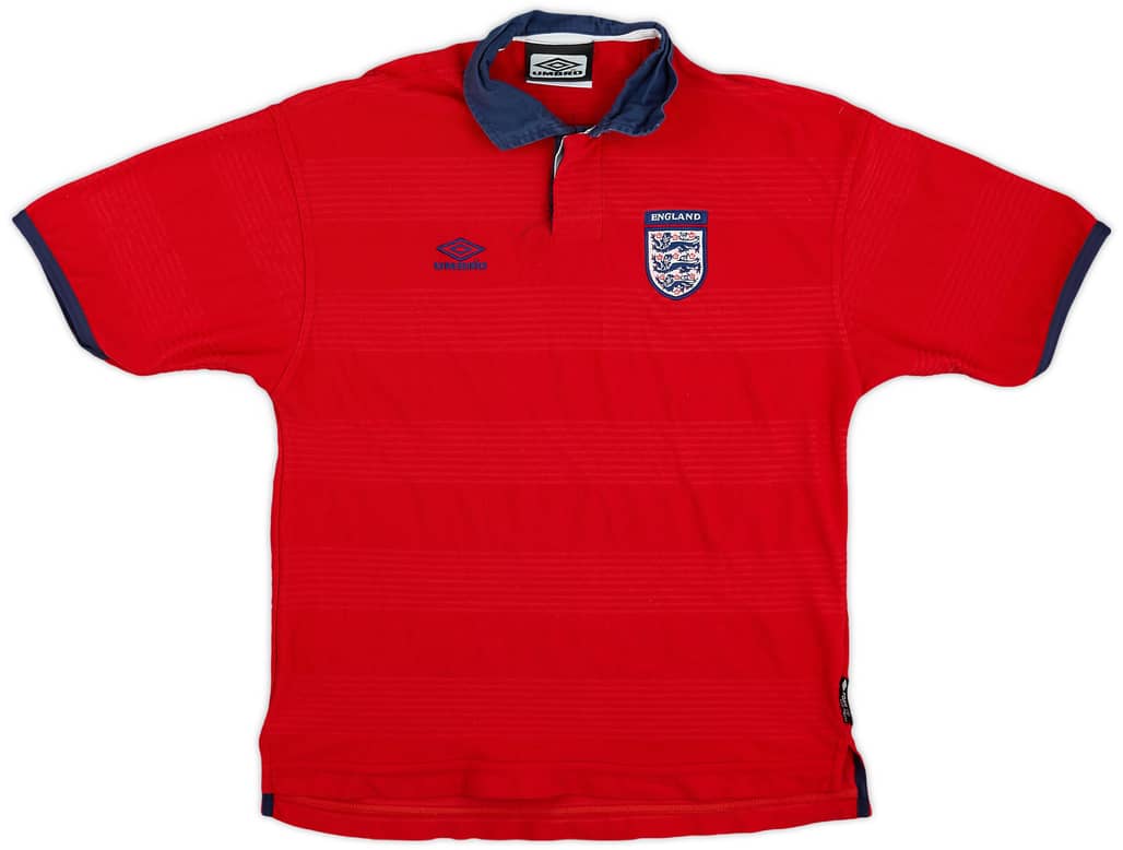 1999-01 England Away Shirt - 7/10 - (L.Boys)