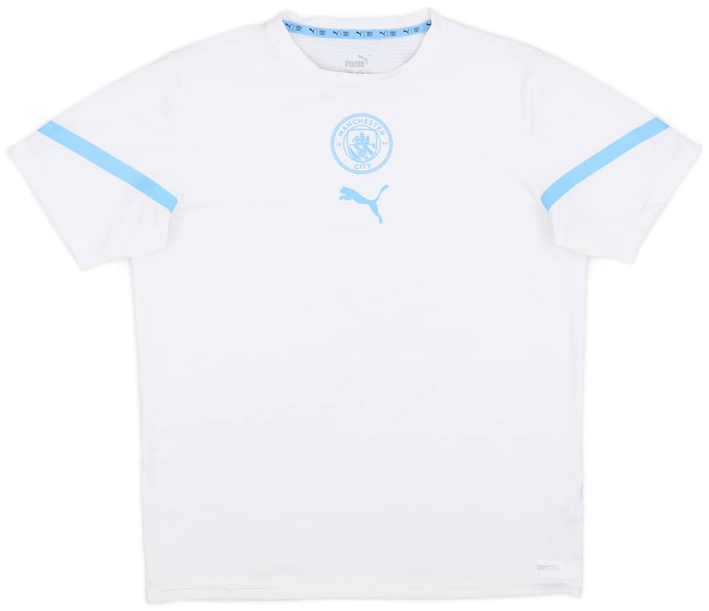 2020-21 Manchester City Puma Training Shirt - 9/10 - (XL.Boys)