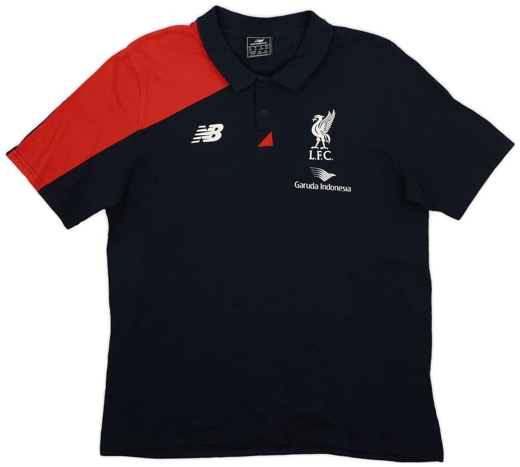 2015-16 Liverpool New Balance Polo Shirt - 8/10 - (XL)
