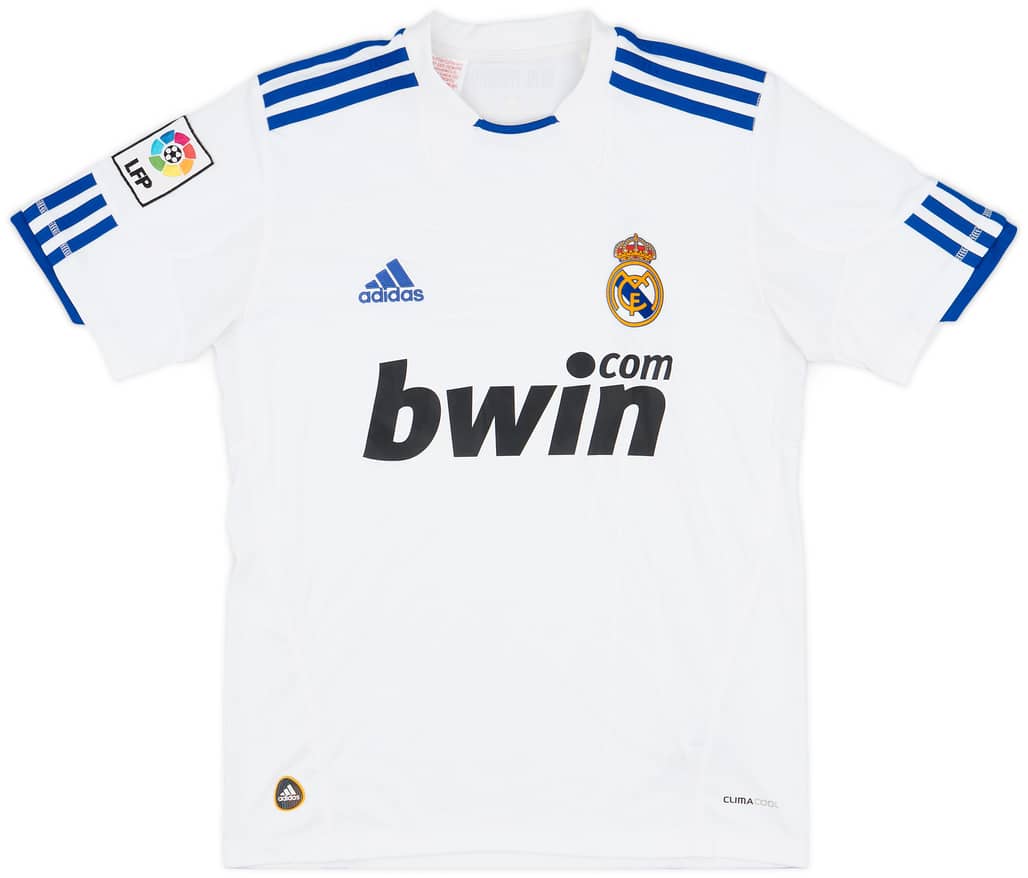 2010-11 Real Madrid Home Shirt - 9/10 - (L.Boys)