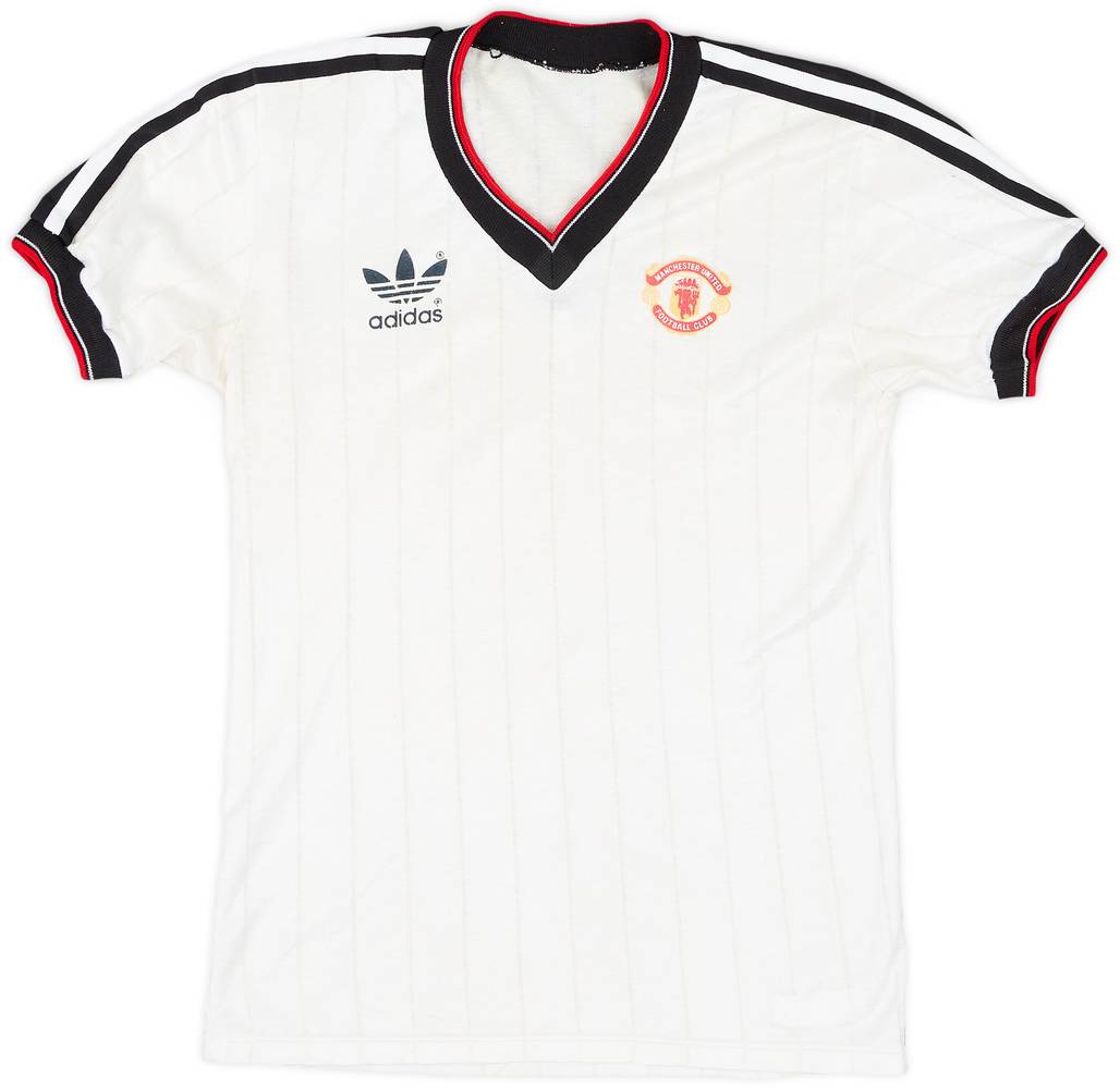 1982-84 Manchester United Away Shirt - 8/10 - (L.Boys)