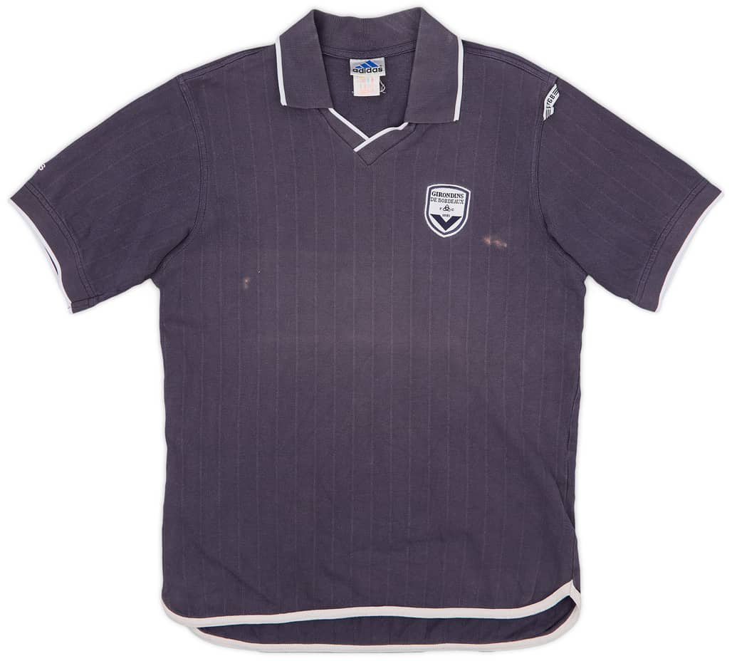 2001-02 Bordeaux adidas Polo Shirt - 4/10 - (S)