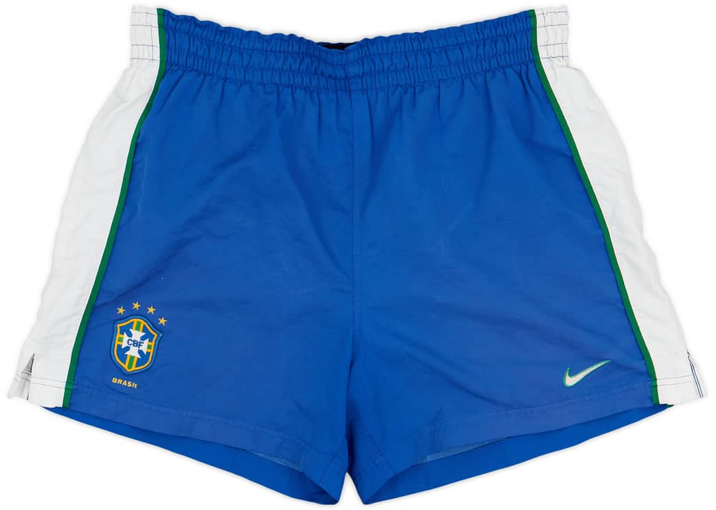 1998-00 Brazil Home Shorts - 6/10 - (L)