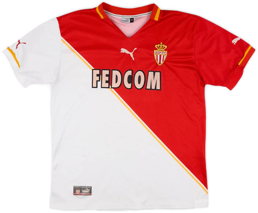 2001-02 Monaco Home Shirt - 5/10 - (XL)