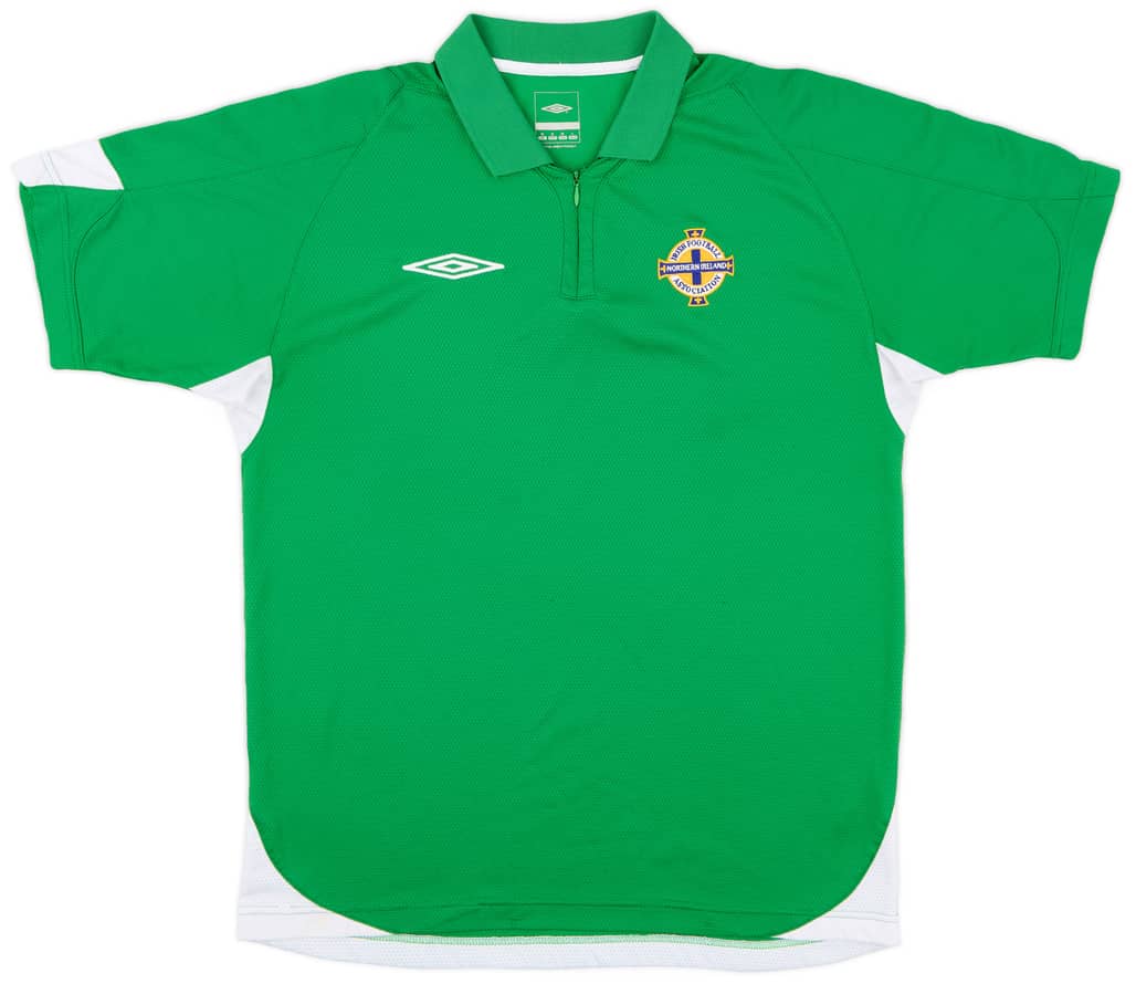 2006-08 Northern Ireland Umbro 1/4 Zip Training Shirt - 8/10 - (M)