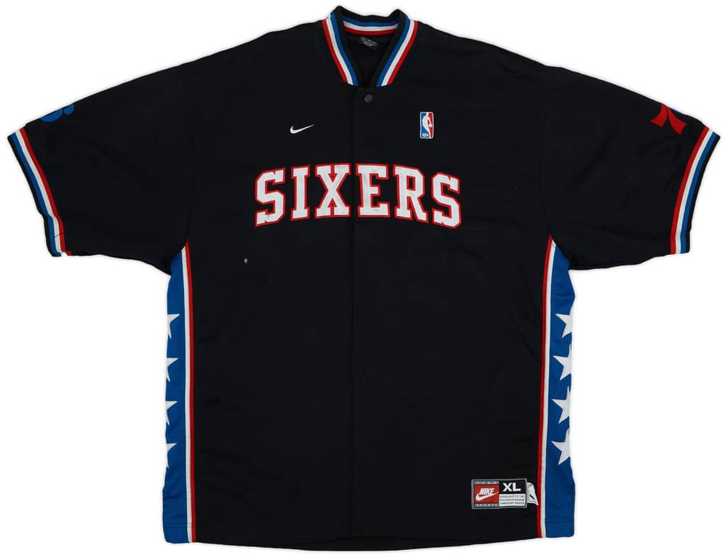 1976-77 Philadelphia 76ers Nike Rewind Warm-Up Top - 6/10 - (XL)