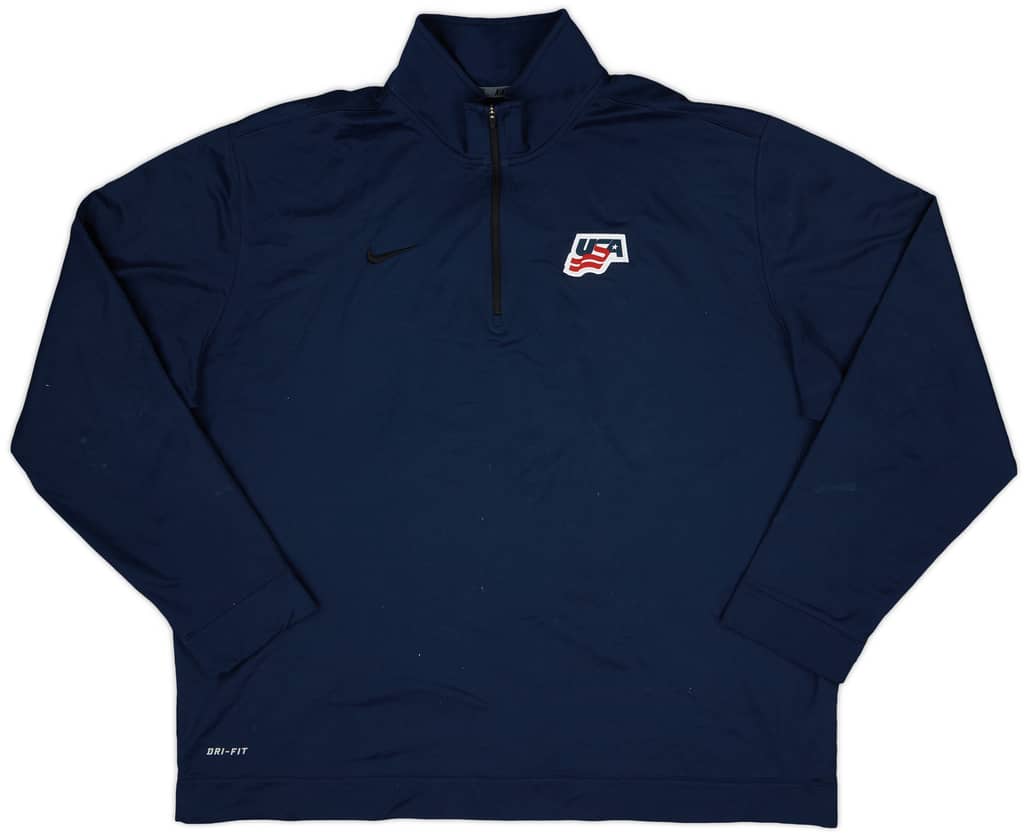 2015-16 USA Hockey Nike Track Jacket - 5/10 - (XXL)
