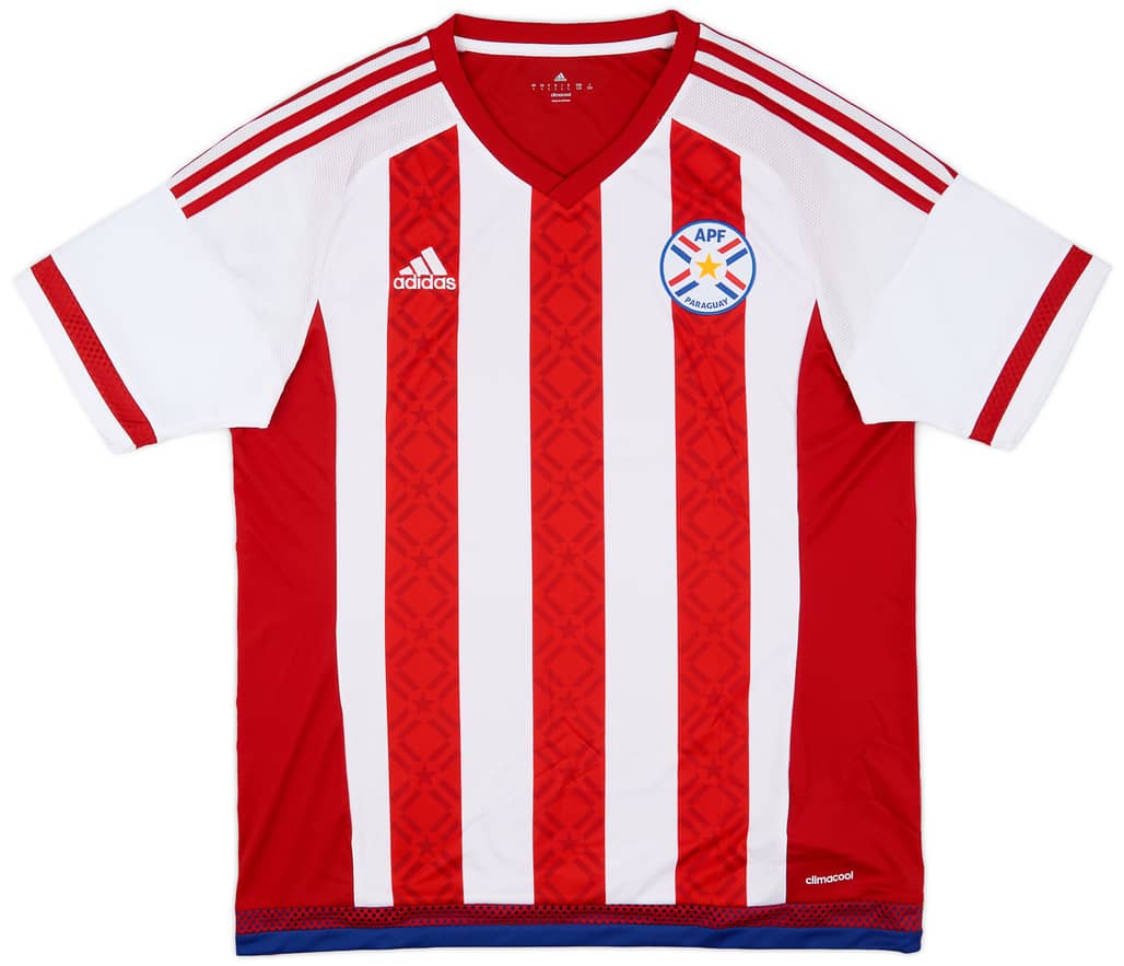 2015 Paraguay Copa America Home Shirt - 8/10 - (L)