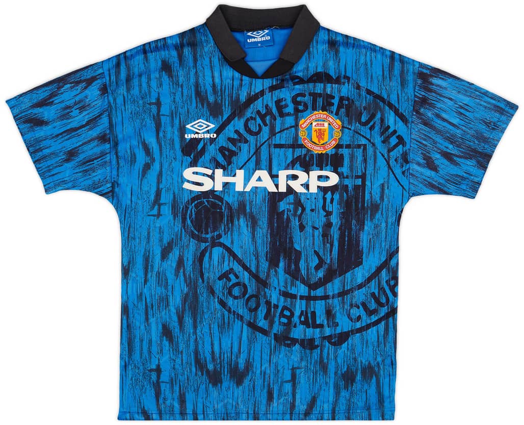 1992-93 Manchester United Away Shirt - 9/10 - (M)