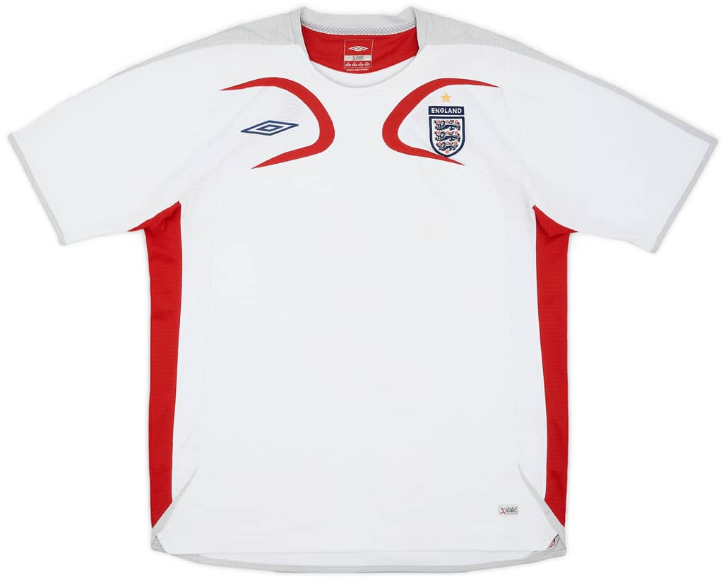 2006-07 England Umbro Training Shirt - 9/10 - (XL)