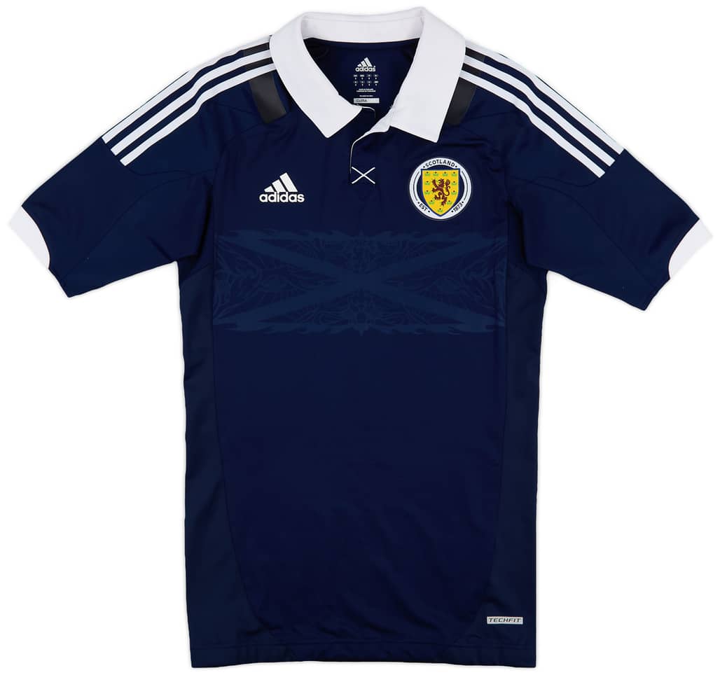2011-13 Scotland Player Issue Home Shirt - 8/10 - (L)