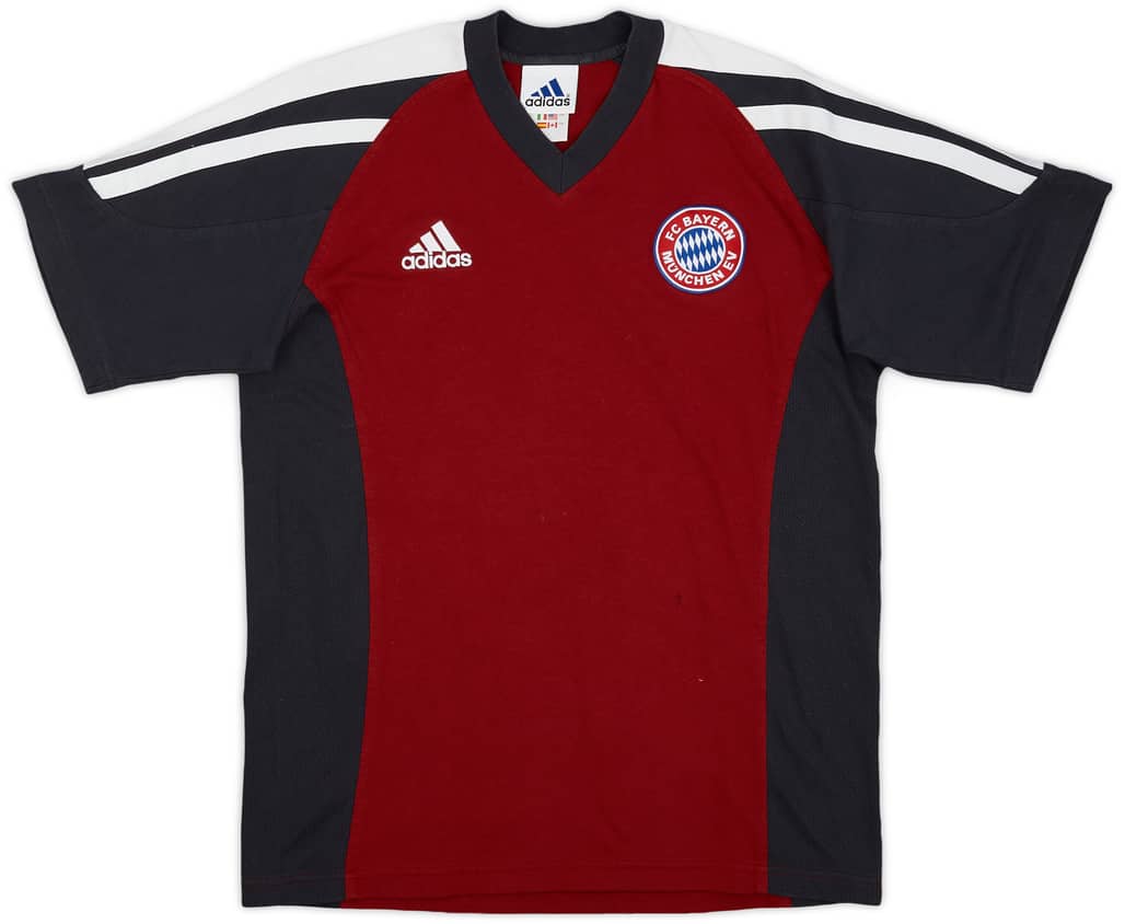 2002-03 Bayern Munich adidas Cotton Tee - 9/10 - (M)