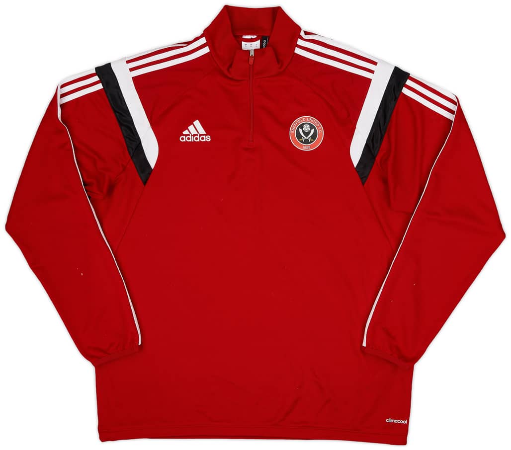 2014-15 Sheffield United adidas 1/4 Zip Training Top - 6/10 - (XL)