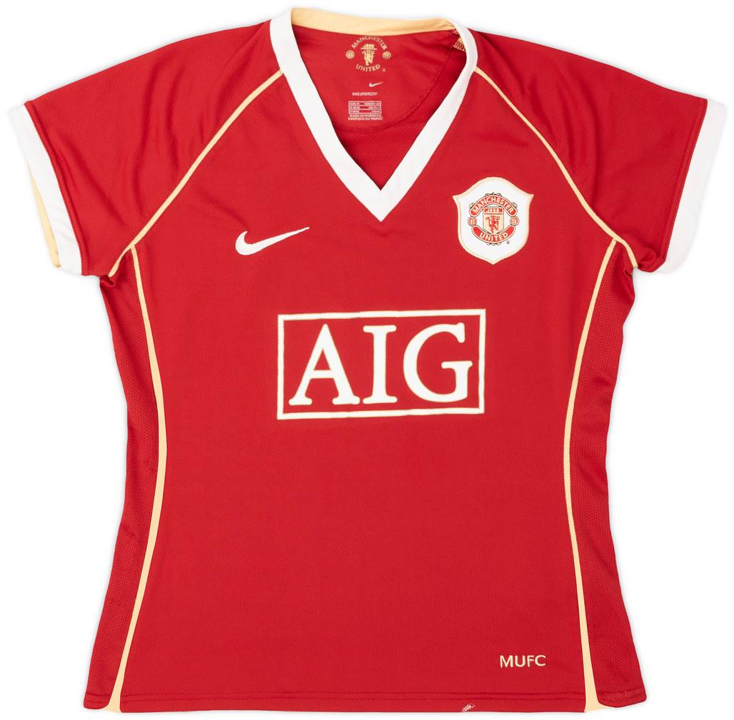 2006-07 Manchester United Home Shirt - 8/10 - (Women's M)