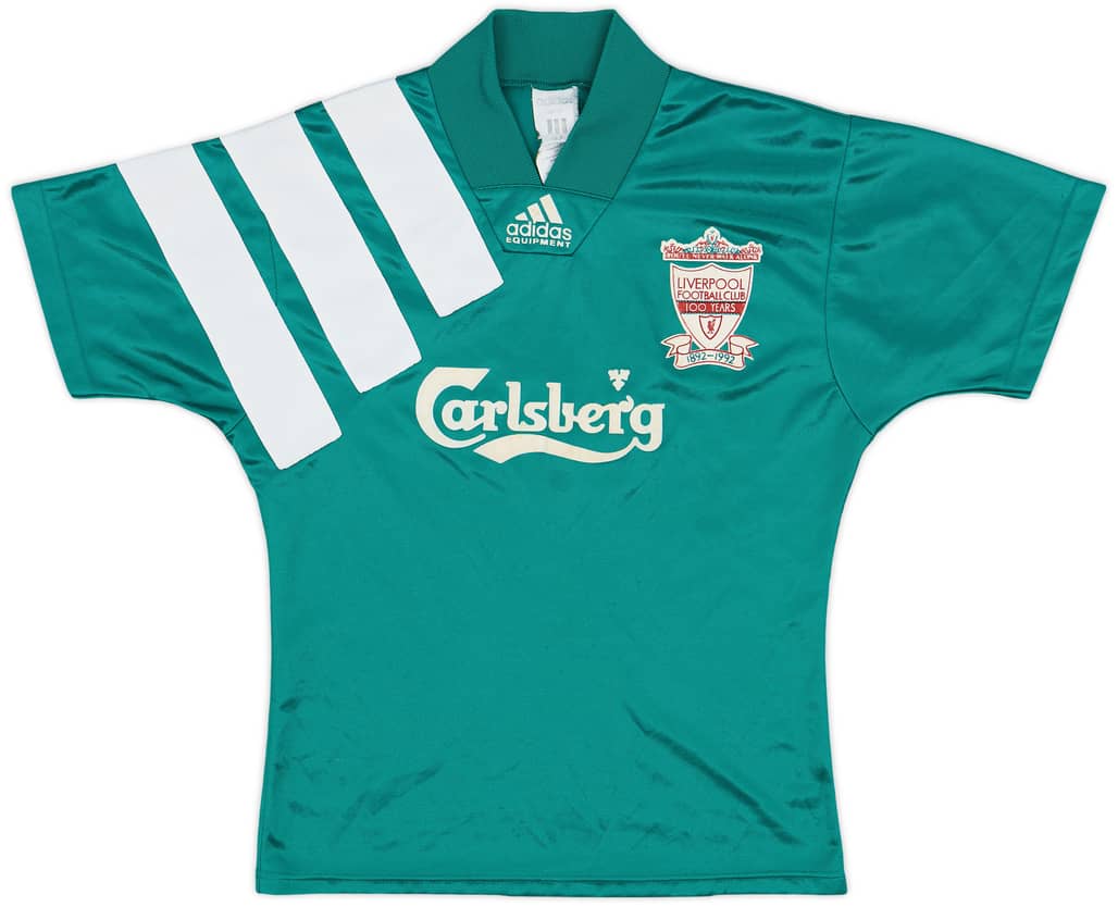 1992-93 Liverpool Centenary Away Shirt - 8/10 - (M.Boys)