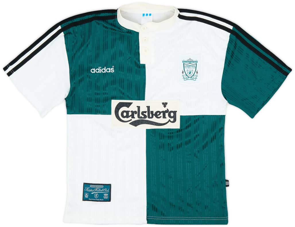 1995-96 Liverpool Away Shirt - 8/10 - (M.Boys)