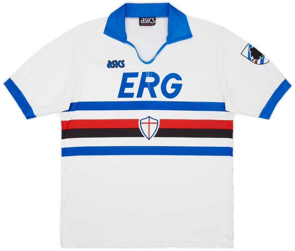 1991-92 Sampdoria Away Shirt - 5/10 - (XL)