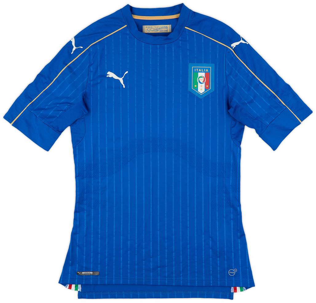 2016-17 Italy Player Issue (ACTV Fit) Home Shirt - 9/10 - (XL)