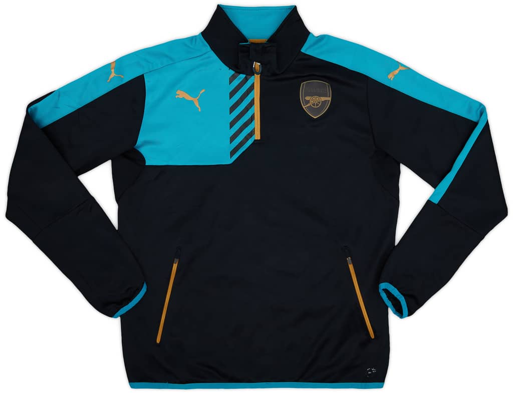 2015-16 Arsenal Puma 1/4 Zip Drill Top - 8/10 - (L)